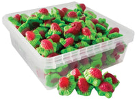 Jam Topped Strawberries
